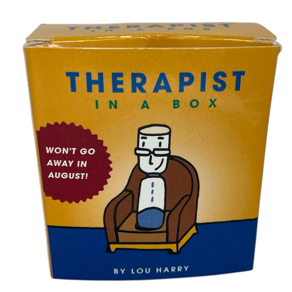 Therapist in a Box COMPLETE Pocket Size Humor Counseling Lou Harry Running Press